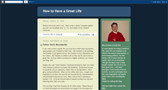 Desktop Screenshot of howtohaveagreatlife.blogspot.com