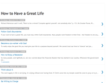 Tablet Screenshot of howtohaveagreatlife.blogspot.com