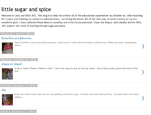 Tablet Screenshot of littlesugarandspice.blogspot.com