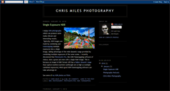 Desktop Screenshot of chrismiles-photography.blogspot.com