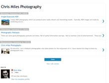 Tablet Screenshot of chrismiles-photography.blogspot.com