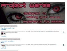 Tablet Screenshot of project-warez.blogspot.com