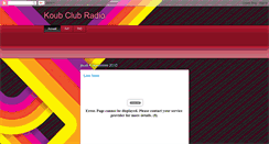 Desktop Screenshot of koubclubradio.blogspot.com