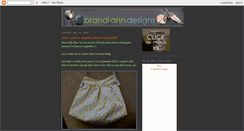 Desktop Screenshot of brandianndesigns.blogspot.com