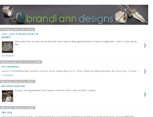 Tablet Screenshot of brandianndesigns.blogspot.com