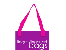 Tablet Screenshot of fingerfingerartbags.blogspot.com