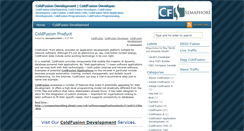 Desktop Screenshot of coldfusion-development.blogspot.com