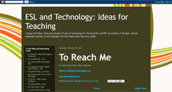 Desktop Screenshot of ideasfortechnology.blogspot.com