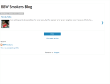 Tablet Screenshot of bbwsmokers.blogspot.com