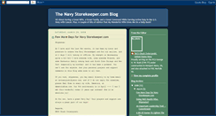 Desktop Screenshot of navystorekeeper.blogspot.com