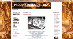 Desktop Screenshot of produccionesdelrey.blogspot.com