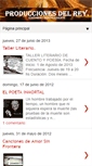Mobile Screenshot of produccionesdelrey.blogspot.com
