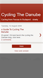Mobile Screenshot of cyclingthedanube.blogspot.com