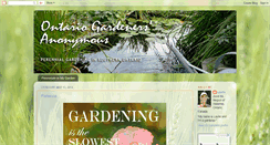 Desktop Screenshot of ontario-gardeners-anonymous.blogspot.com