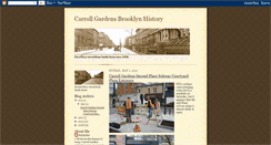 Desktop Screenshot of carrollgardenshistory.blogspot.com