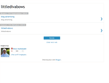 Tablet Screenshot of littledivabows.blogspot.com