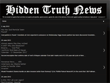 Tablet Screenshot of hiddentruthnews.blogspot.com