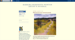 Desktop Screenshot of barbaranewtonartjournal.blogspot.com