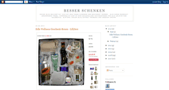 Desktop Screenshot of besser-schenken.blogspot.com