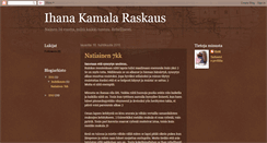 Desktop Screenshot of ihanakamalaraskaus.blogspot.com