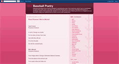 Desktop Screenshot of baseball-poetry.blogspot.com