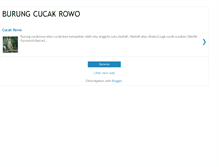 Tablet Screenshot of burung-cucak-rowo.blogspot.com