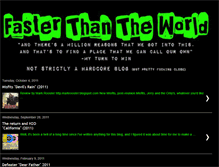 Tablet Screenshot of fasterthanthaworld.blogspot.com