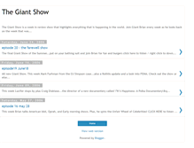 Tablet Screenshot of giantshow.blogspot.com