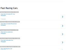 Tablet Screenshot of fastracingcars.blogspot.com