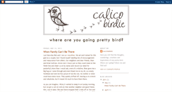 Desktop Screenshot of calicobirdie.blogspot.com