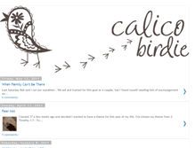 Tablet Screenshot of calicobirdie.blogspot.com