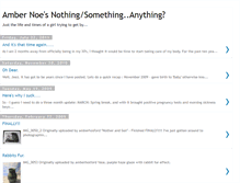 Tablet Screenshot of ambernoesnothing.blogspot.com