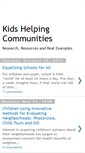 Mobile Screenshot of kidshelpingcommunities.blogspot.com