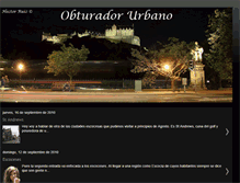 Tablet Screenshot of obturadorurbano.blogspot.com