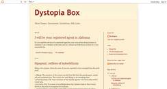 Desktop Screenshot of dystopiabox.blogspot.com