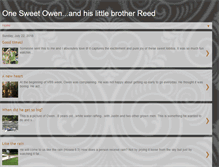 Tablet Screenshot of onesweetowen.blogspot.com