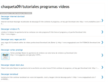 Tablet Screenshot of chaqueta09tutorialesprogramasvideos.blogspot.com