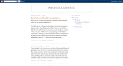 Desktop Screenshot of priscillaortiz.blogspot.com