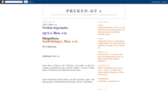 Desktop Screenshot of preken-gt.blogspot.com