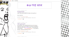 Desktop Screenshot of bigtoemom.blogspot.com
