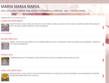 Tablet Screenshot of mariamaniamaria.blogspot.com
