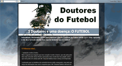 Desktop Screenshot of doutoresdofutebol.blogspot.com