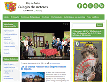 Tablet Screenshot of colegiodeactores.blogspot.com