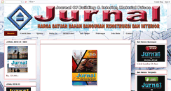 Desktop Screenshot of jurnalbangunan.blogspot.com