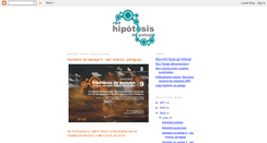 Desktop Screenshot of hipotesisdepaisaje.blogspot.com