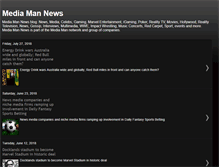 Tablet Screenshot of mediamannews.blogspot.com