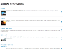 Tablet Screenshot of alianzadeservicios.blogspot.com