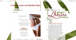 Desktop Screenshot of lamoremedspa.blogspot.com