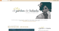 Desktop Screenshot of eljardindelulaila.blogspot.com