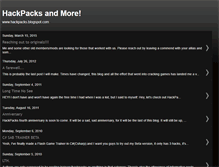 Tablet Screenshot of hackpacks.blogspot.com